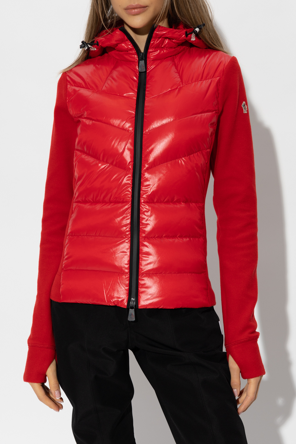 Hoodie with down front Moncler Grenoble Hoodie with down front Moncler Grenoble
